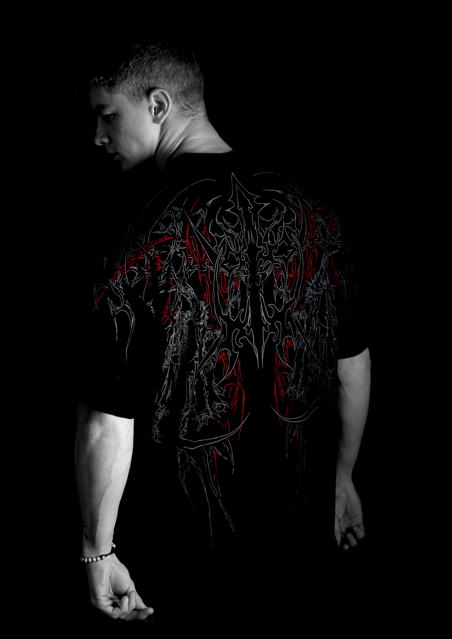 "STOPMIND" OVERSIZED TEE - VERMELHO