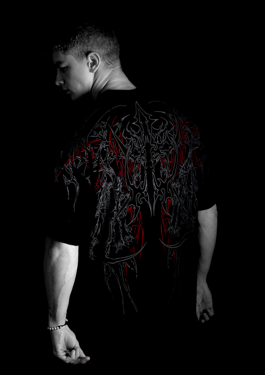 "STOPMIND" OVERSIZED TEE - VERMELHO