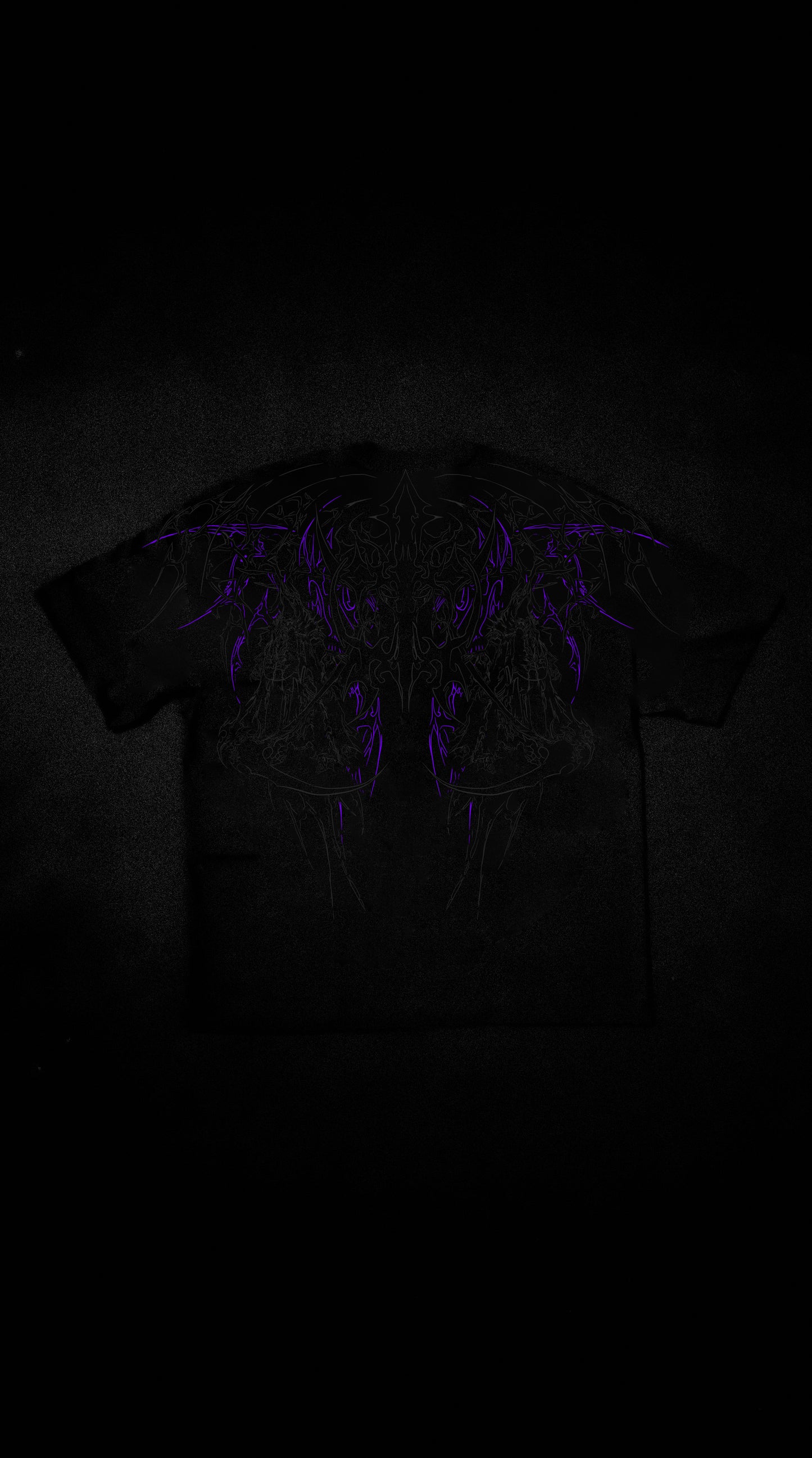 "STOPMIND" OVERSIZED TEE - ROXO