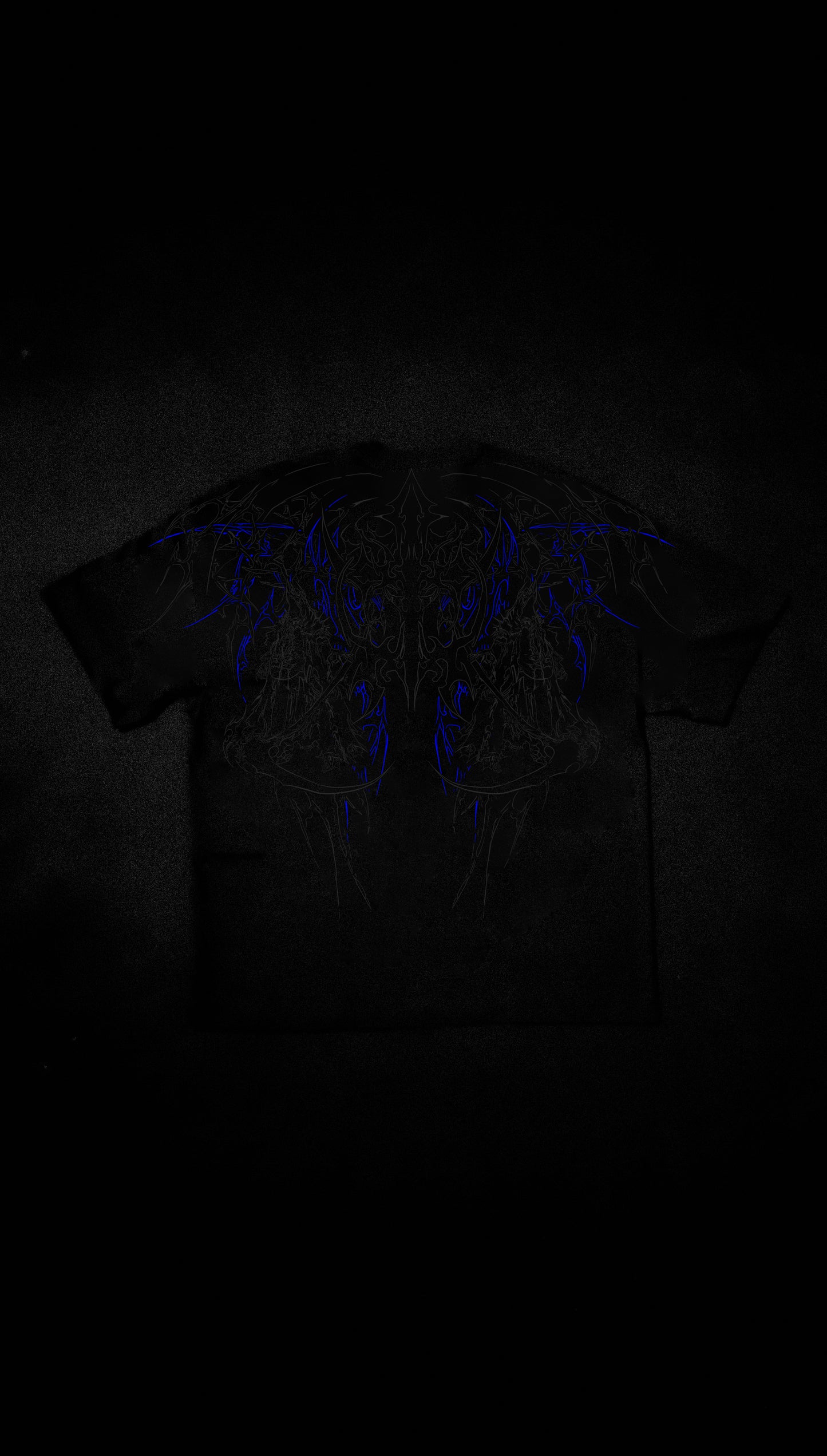 "STOPMIND" OVERSIZED TEE - AZUL