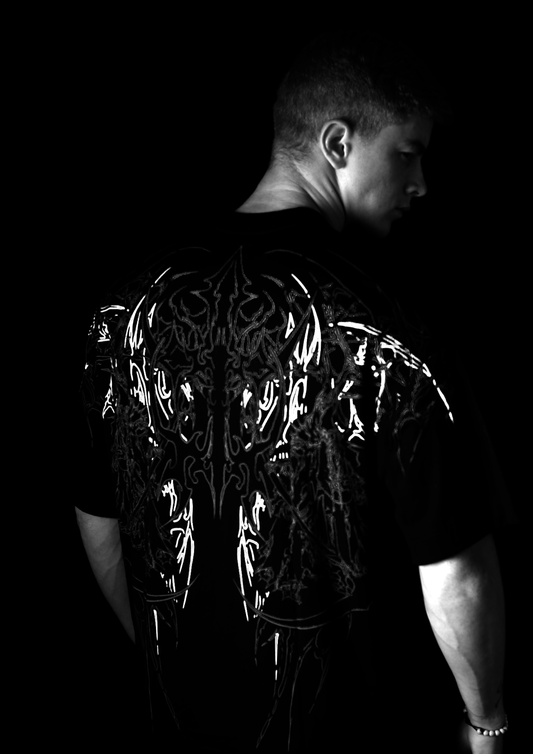 "STOPMIND" OVERSIZED TEE - BRANCO