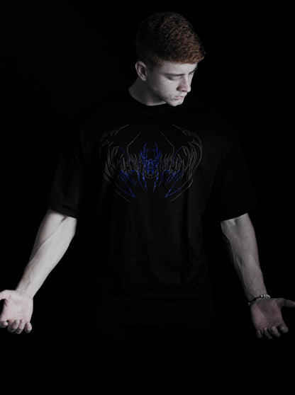 "STOPMIND" OVERSIZED TEE - AZUL